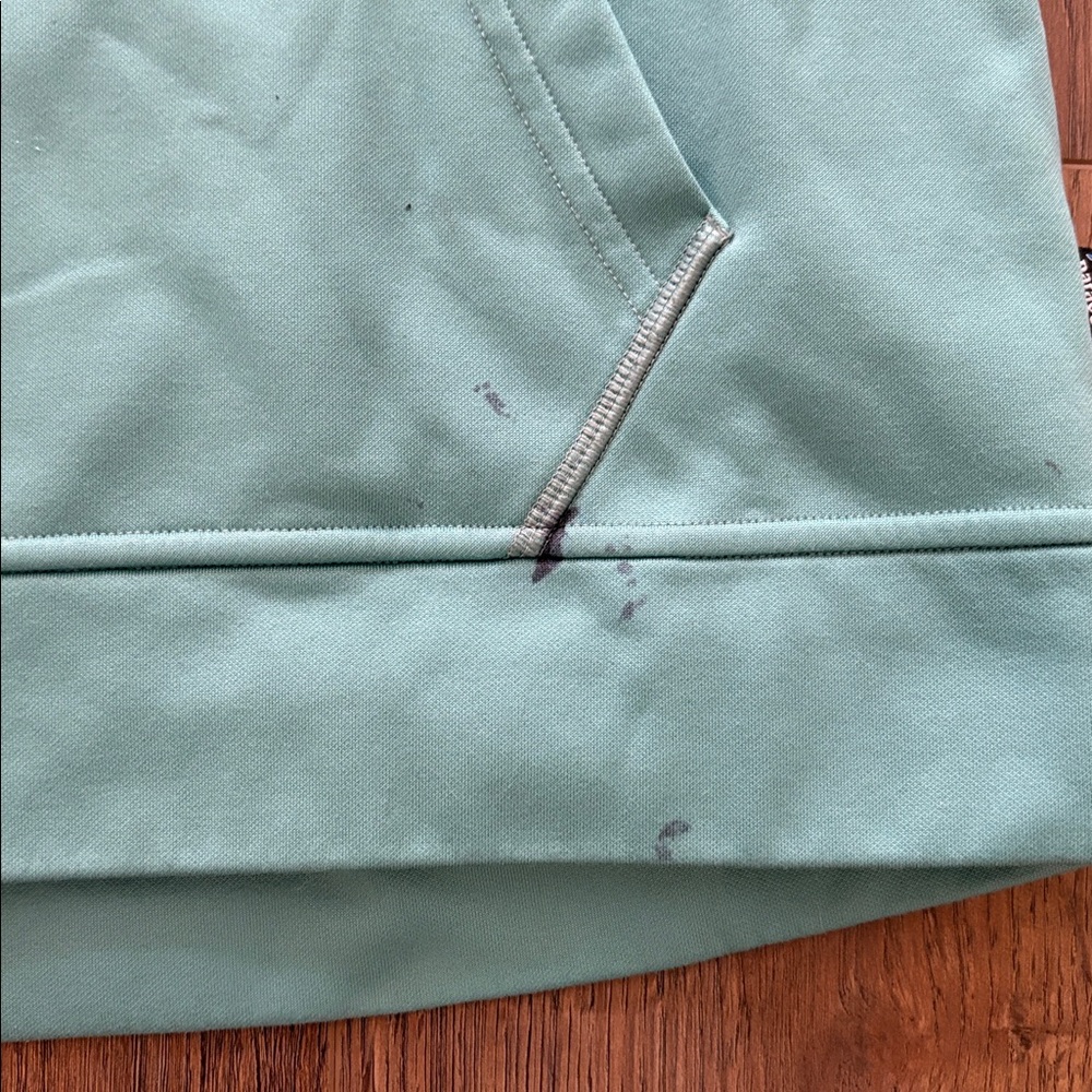 Patagonia Teal Zip Hoodie with Hood - Picture 2 of 2
